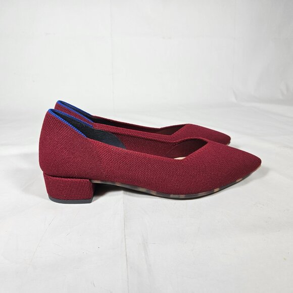 Rothy's The High Point Autumn Red Heels Women's Size 9 NWOT - Picture 3 of 11